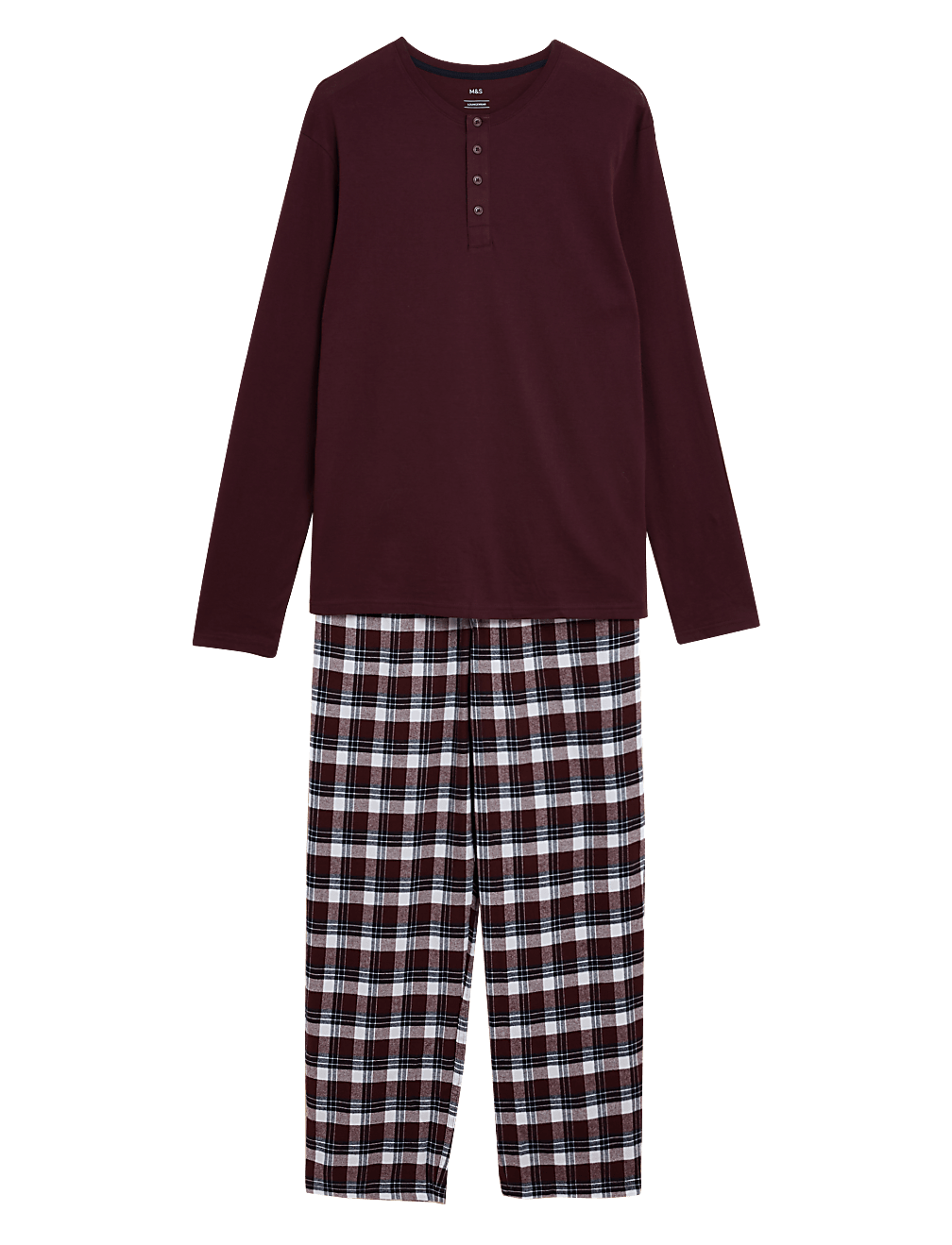 Brushed Cotton Checked Pyjama Set