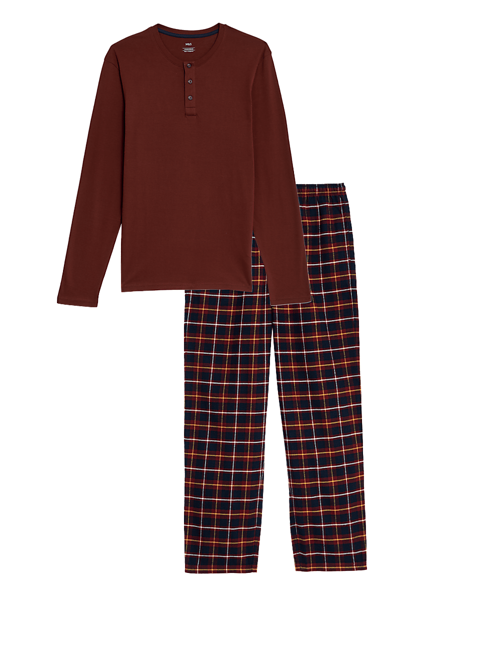 Brushed Cotton Checked Pyjama Set