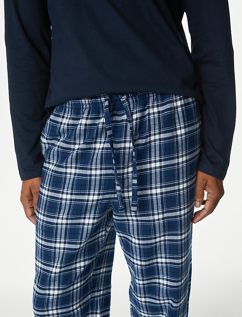 Brushed Cotton Checked Pyjama Set
