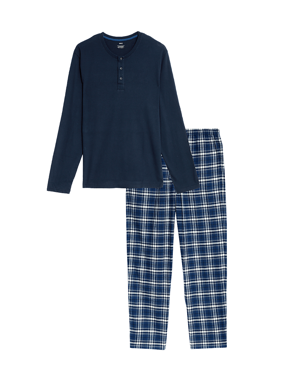 Brushed Cotton Checked Pyjama Set