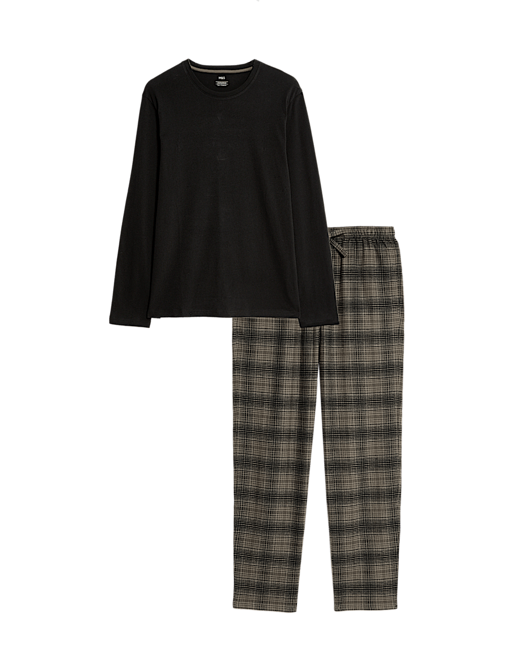 Brushed Cotton Ombre Check Pyjama Set