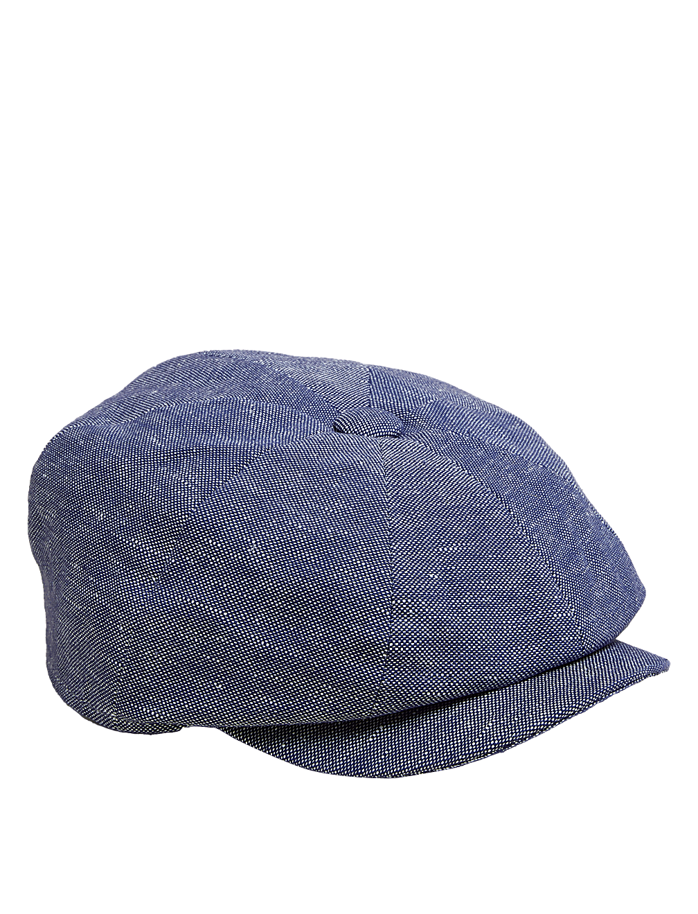 Linen Blend Textured Baker Boy Hat