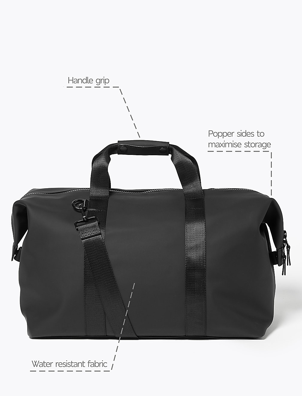 Rubberised Weekend Bag