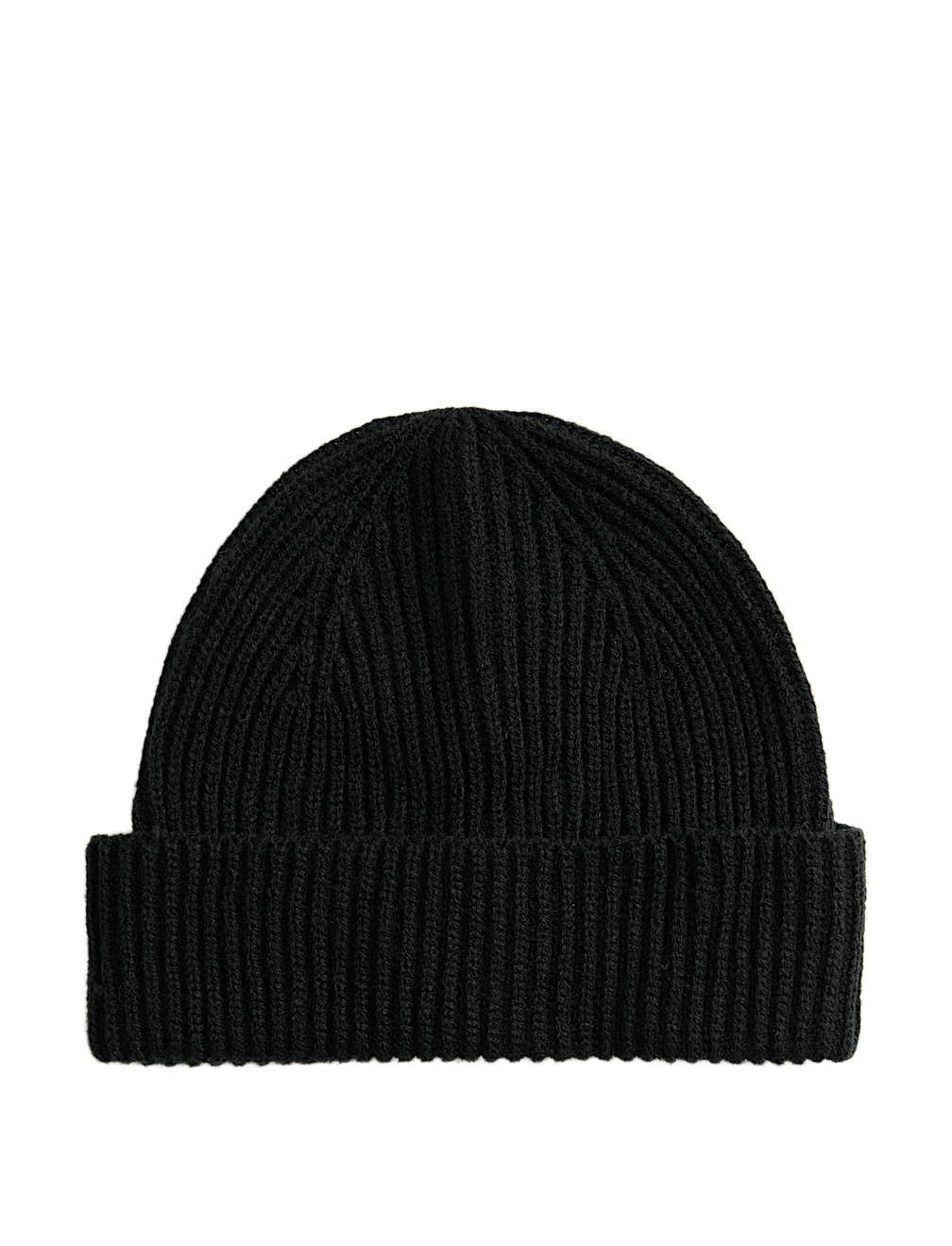 Ribbed Knitted Beanie Hat