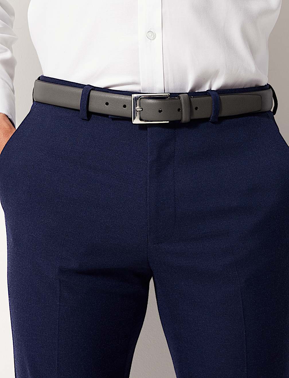 Rectangular Buckle Smart Belt