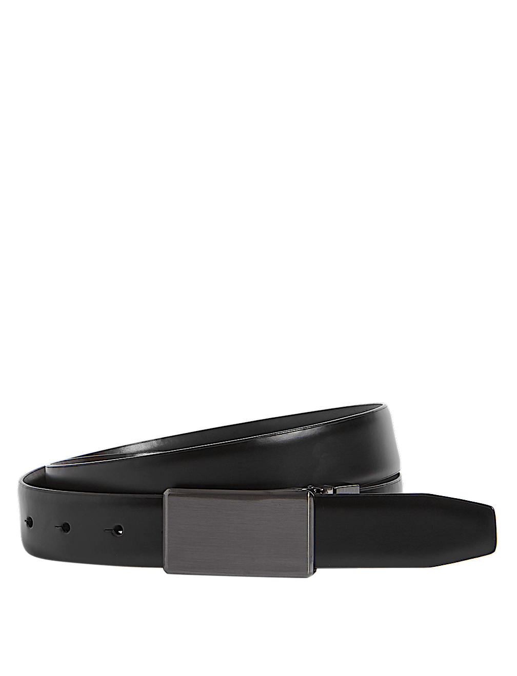 Coated Leather Reversible Belt