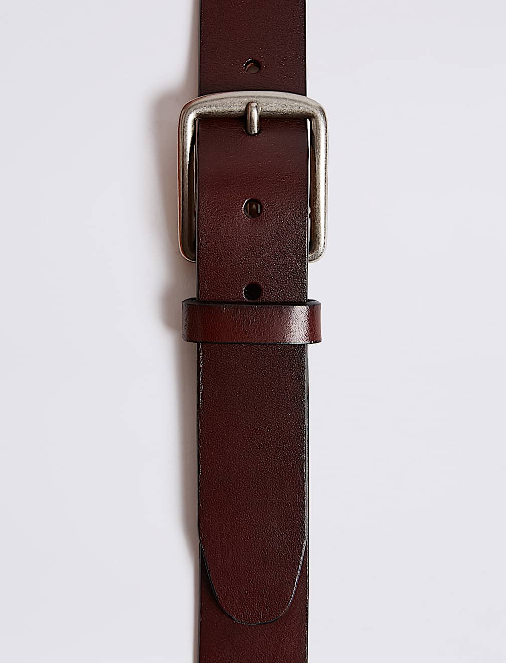 Leather Saddle Edge Casual Belt
