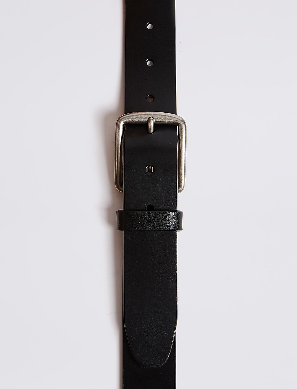 Leather Saddle Edge Casual Belt