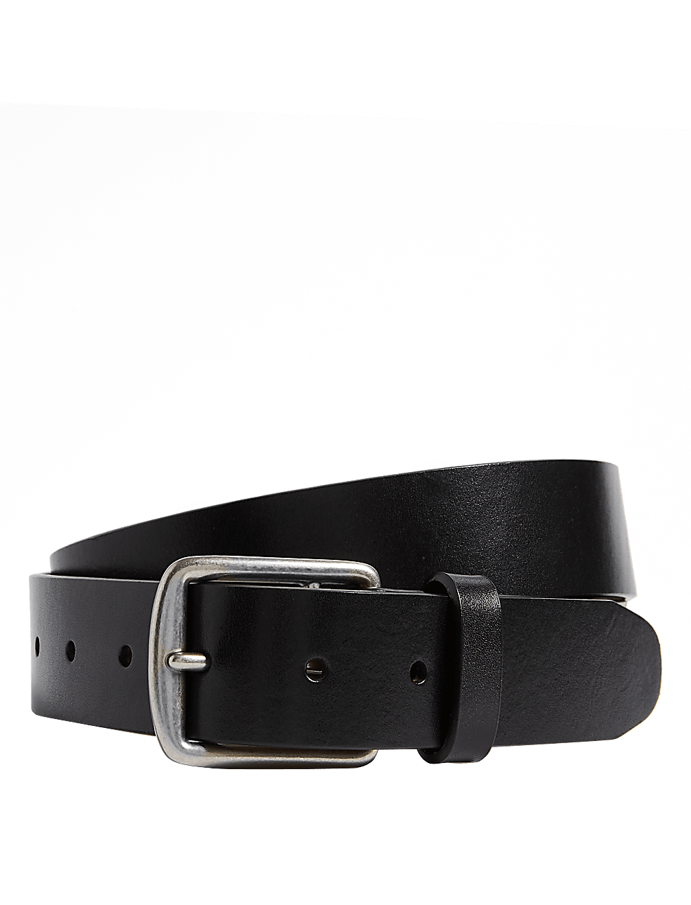 Leather Saddle Edge Casual Belt