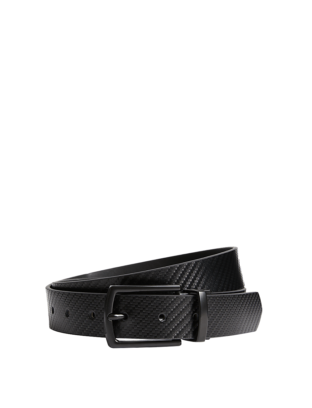 Leather Textured Reversible Belt