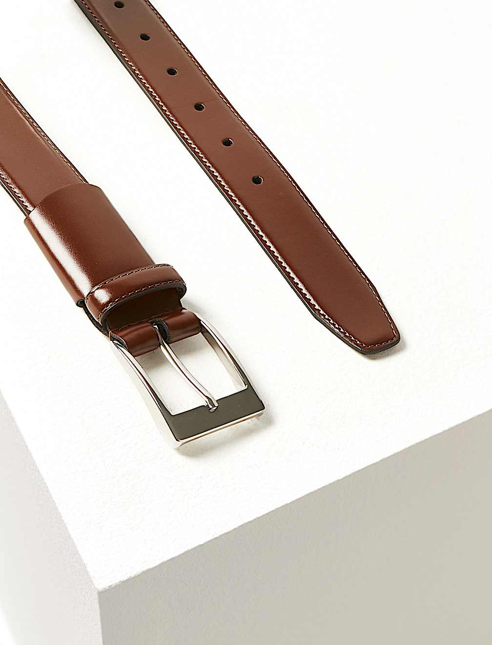Coated Leather Active Waistband Smart Belt