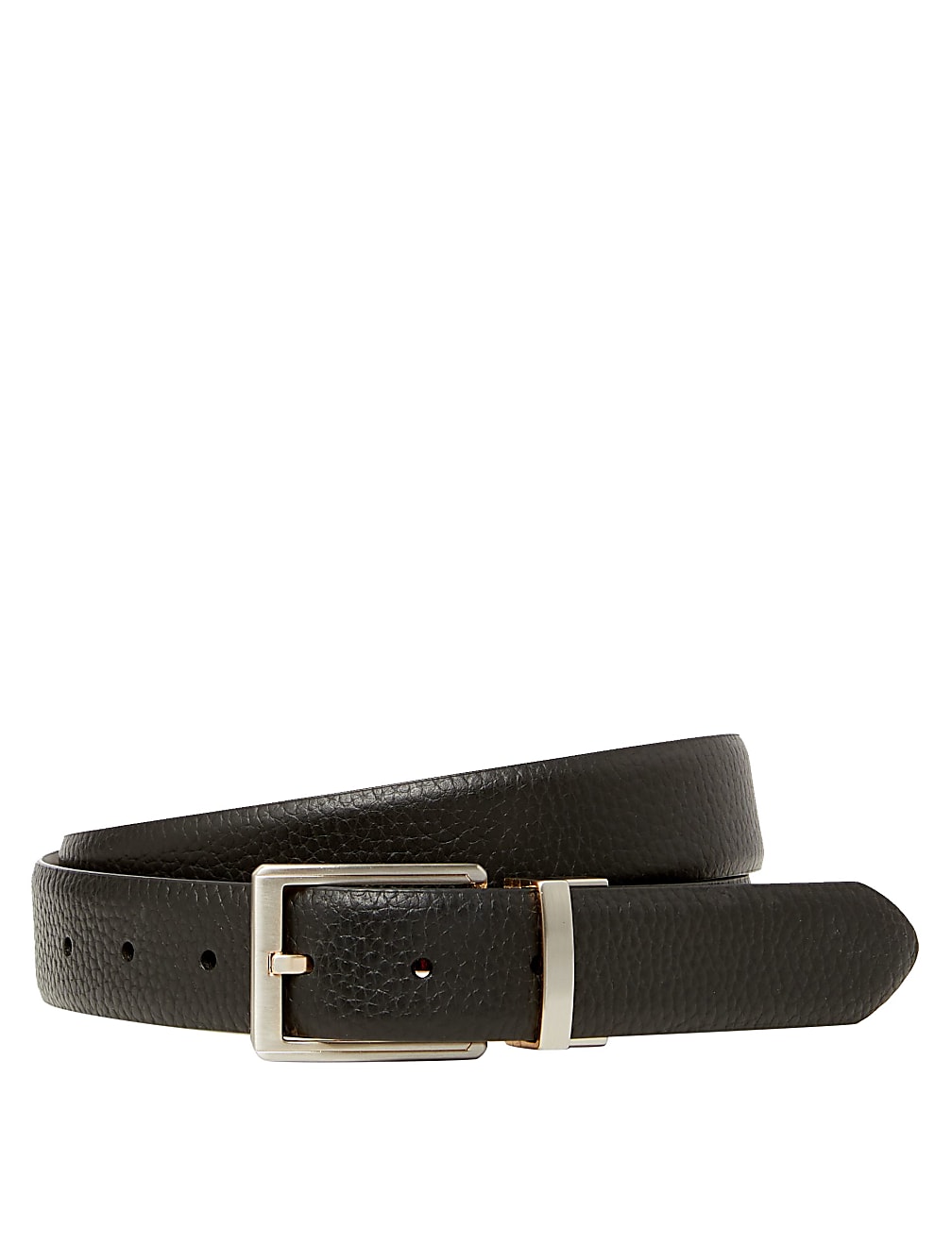Leather Textured Reversible Belt