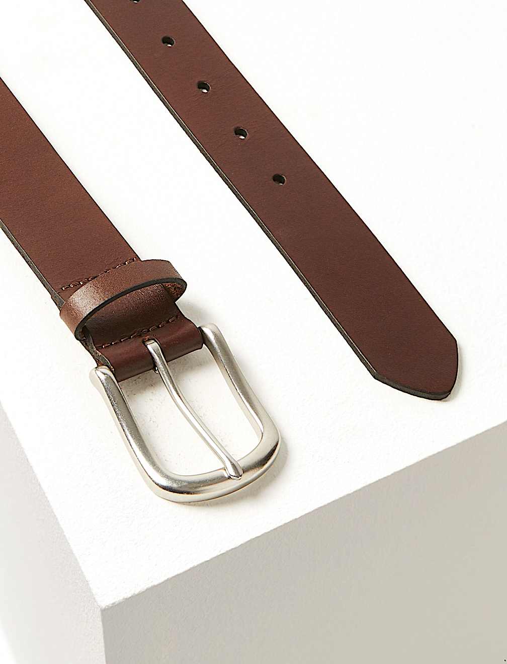 Leather Buckle Casual Belt