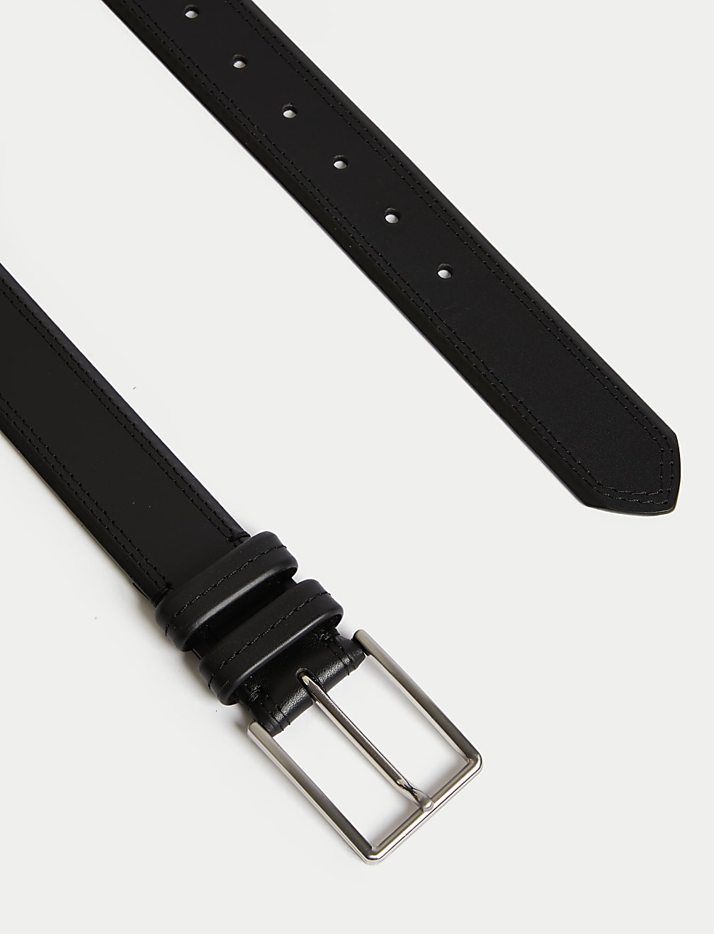 Leather Stitch Detail Belt