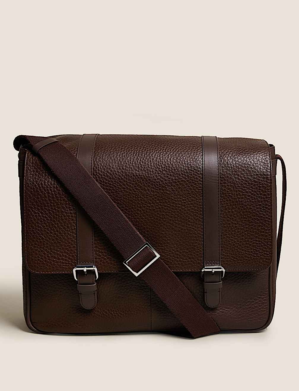 Leather Messenger Bag