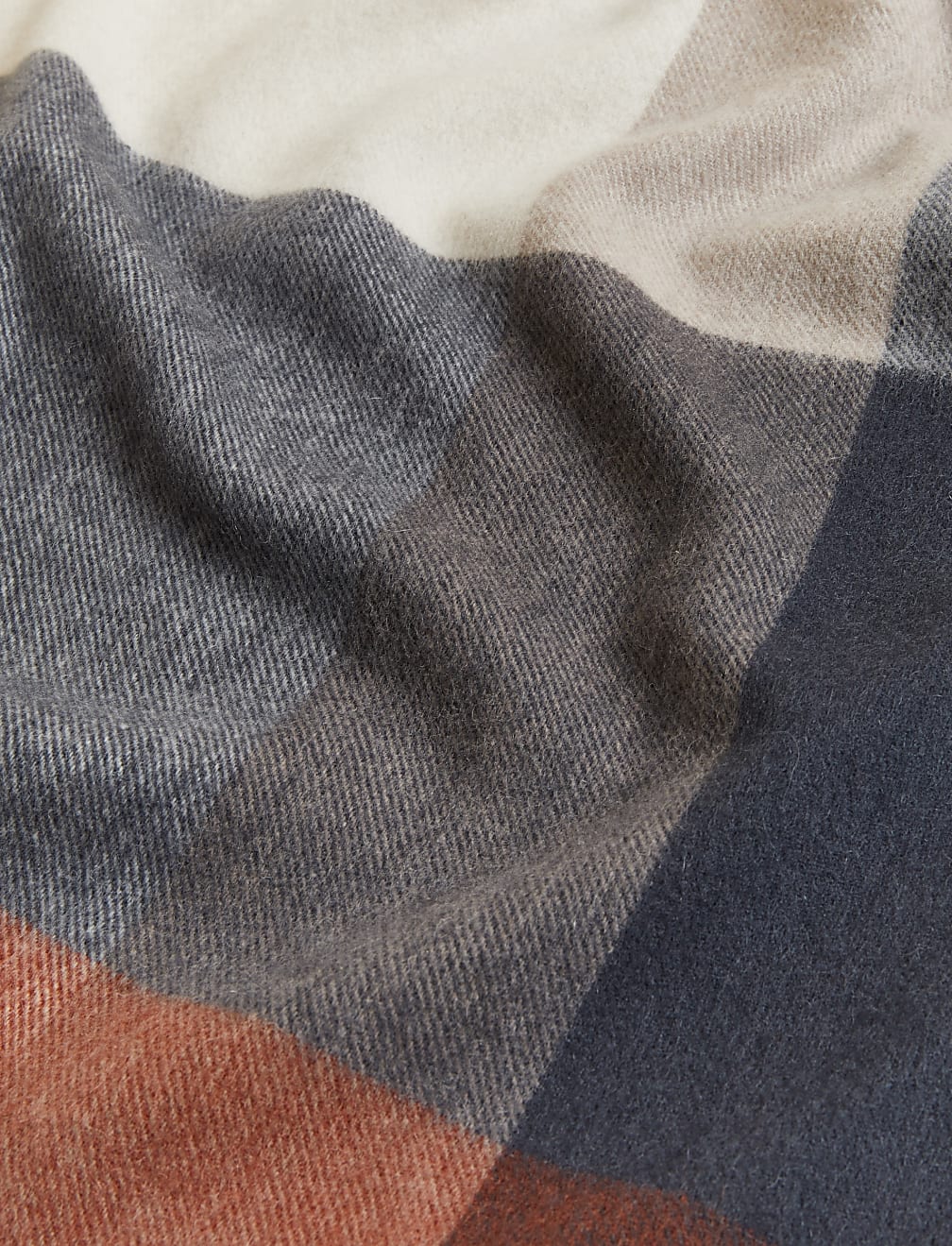 Cohen Merino Wool with Cashmere Tartan Scarf