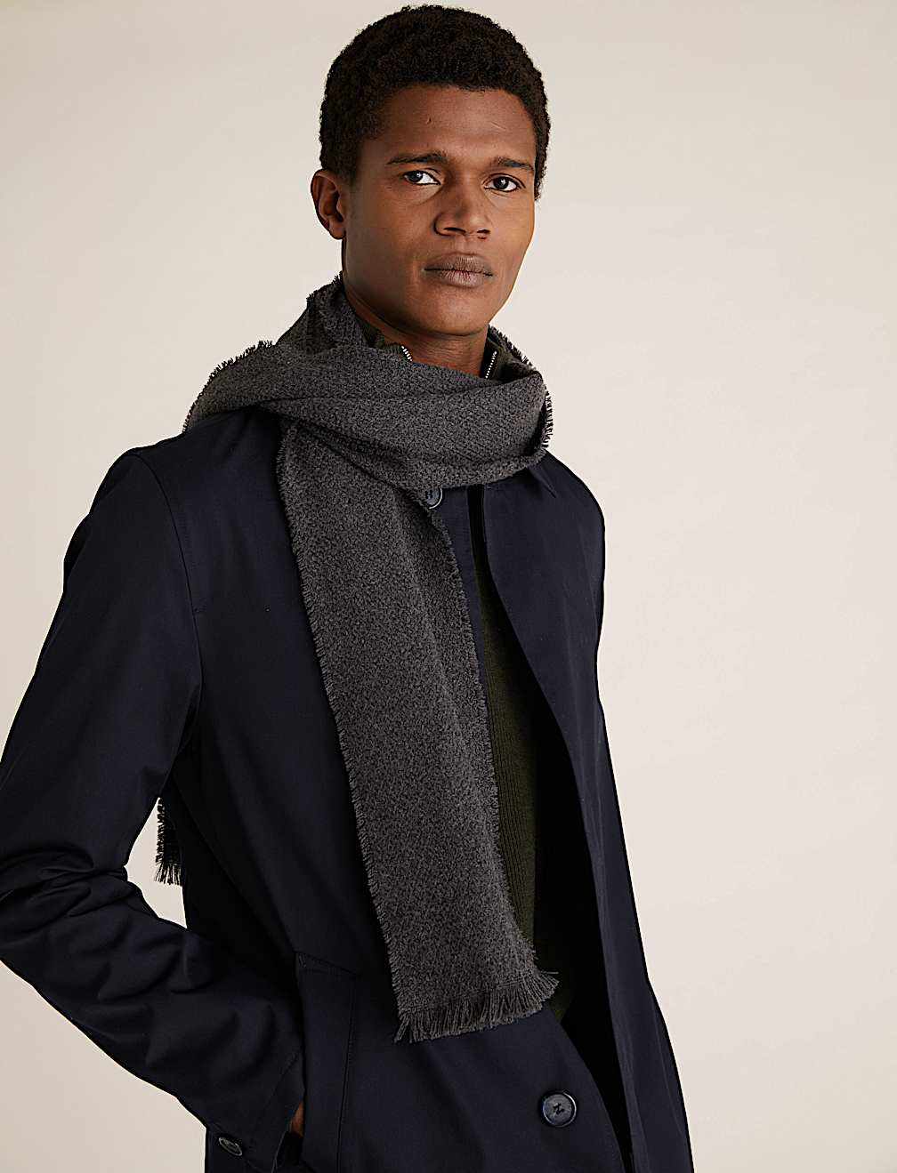 Geometric Textured Scarf