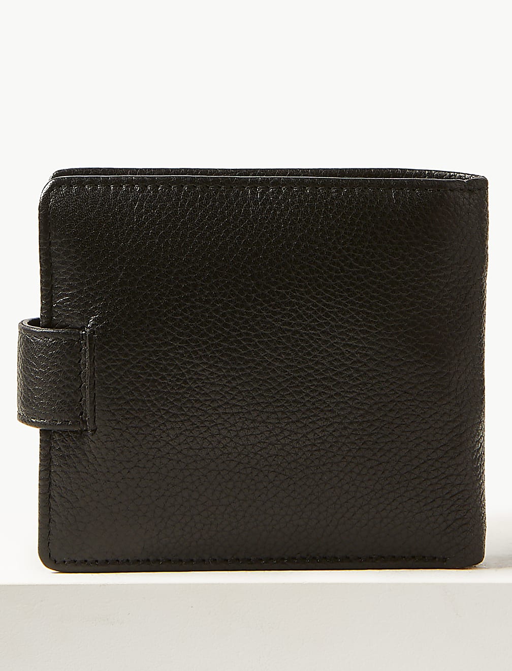 Leather Classic Bi-fold Coin Wallet with Cardsafe&trade;