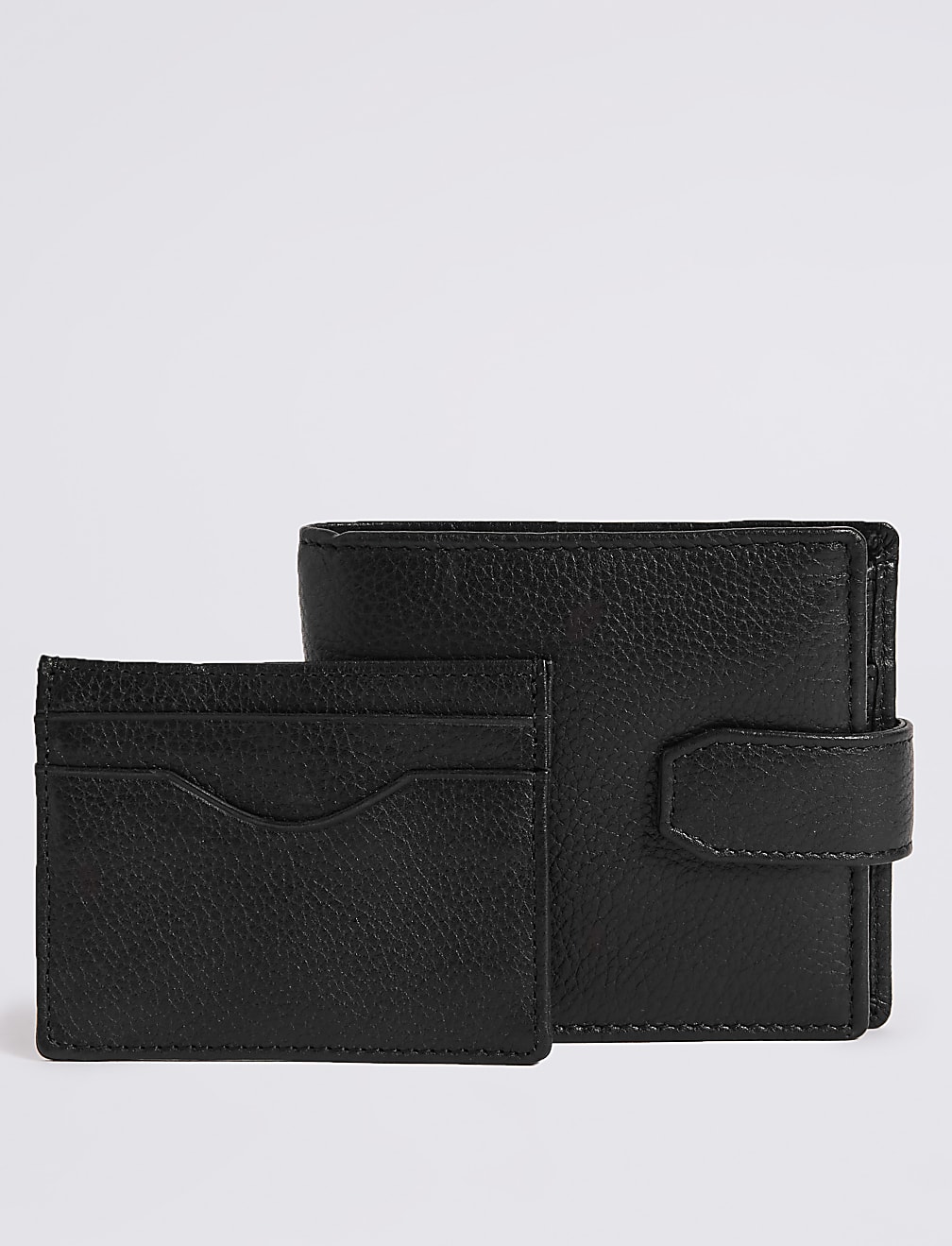 Leather Classic Bi-fold Coin Wallet with Cardsafe&trade;