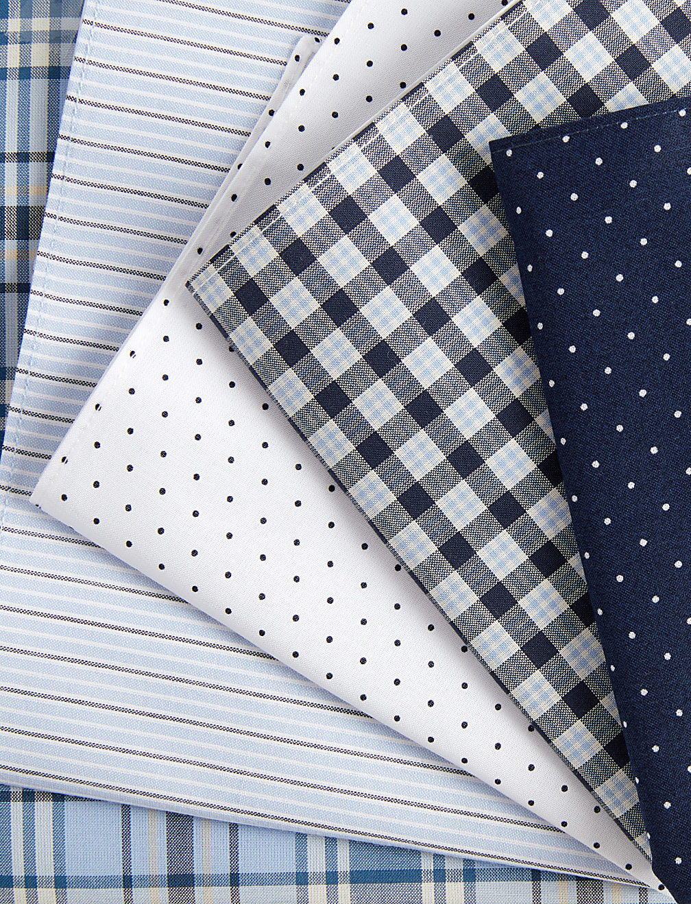 5pk Antibacterial Pure Cotton Handkerchiefs