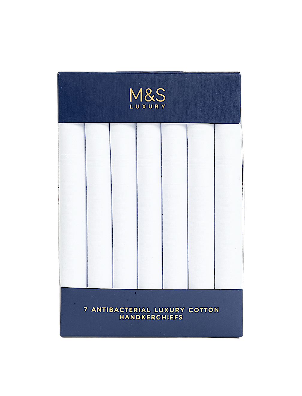 7pk Antibacterial Pure Cotton Handkerchiefs