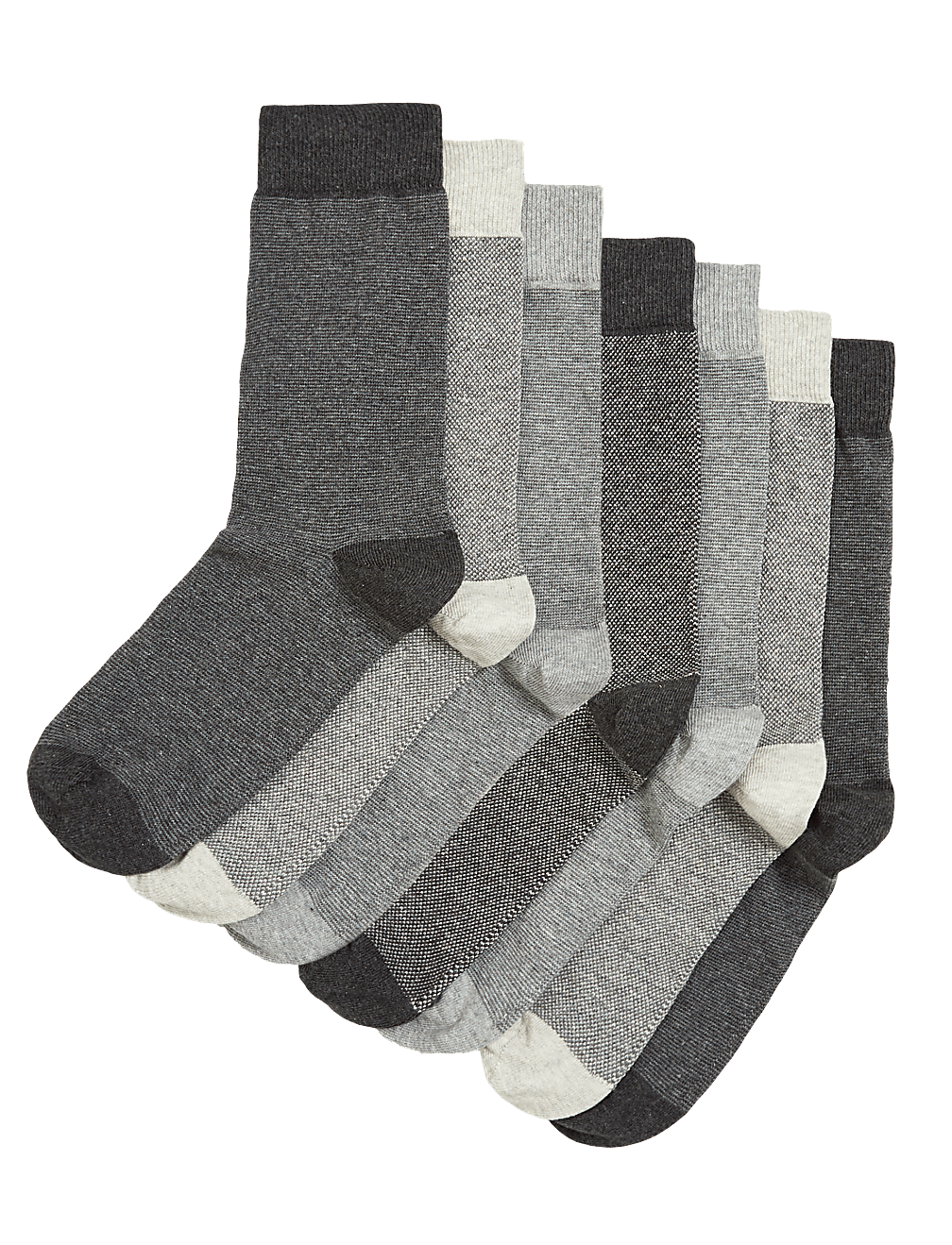7 Pack Cool & Fresh&trade; Cotton Rich Socks