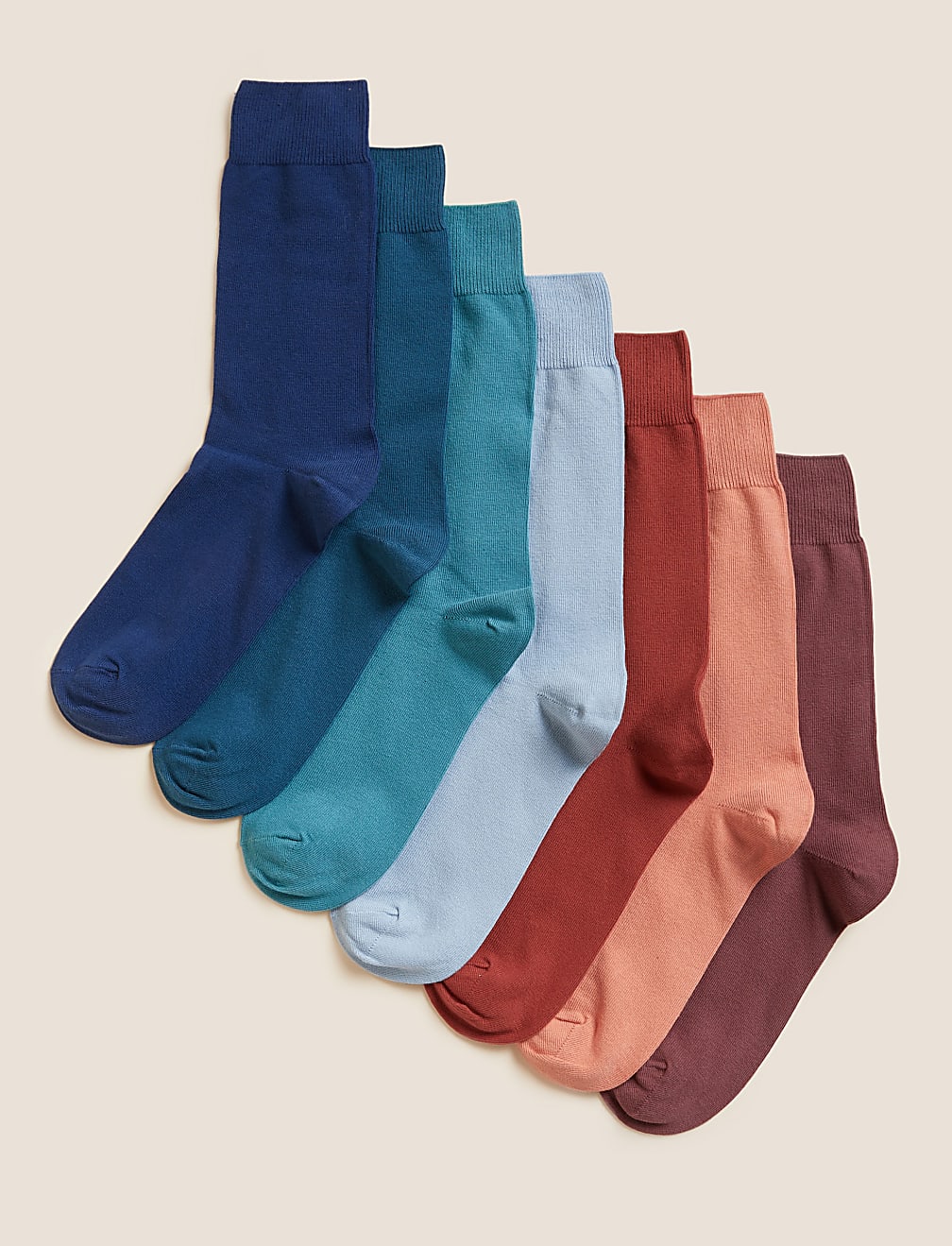 7pk Cool & Fresh&trade; Cotton Rich Socks