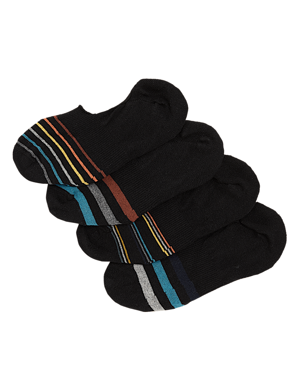 4 Pack Cool & Fresh&trade; Invisible Socks