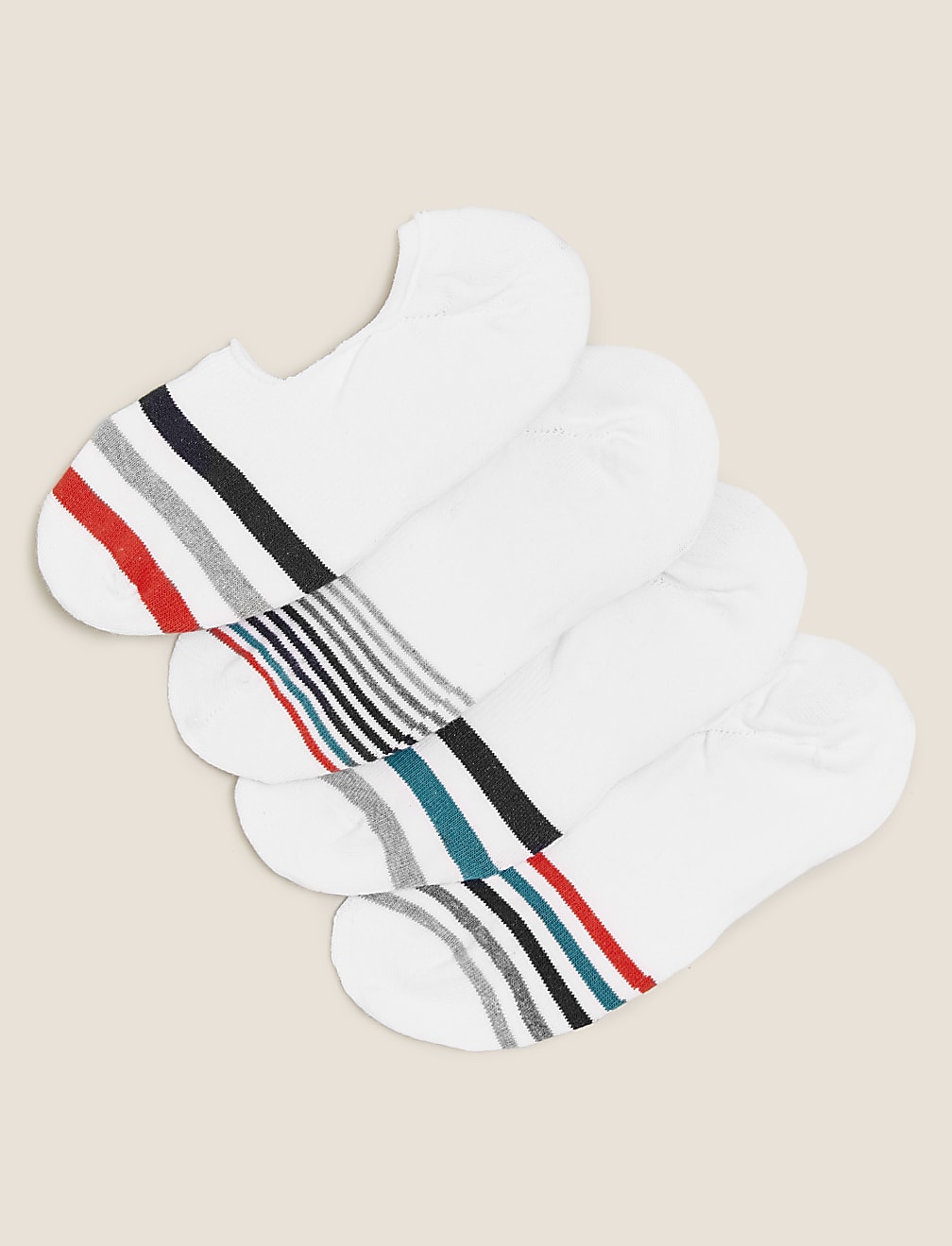 4 Pack Cool & Fresh™ Invisible Socks
