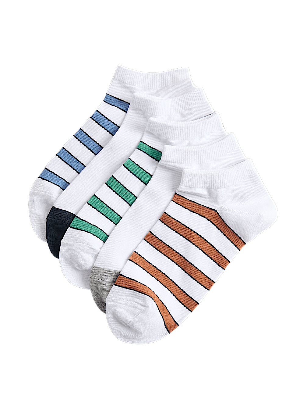 5 Pack Striped Cool & Fresh&trade;Cotton Rich Trainer Liners