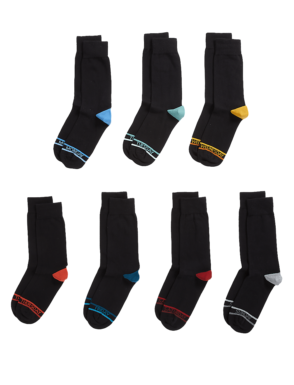 7pk Cool & Fresh™ Cotton Rich Socks