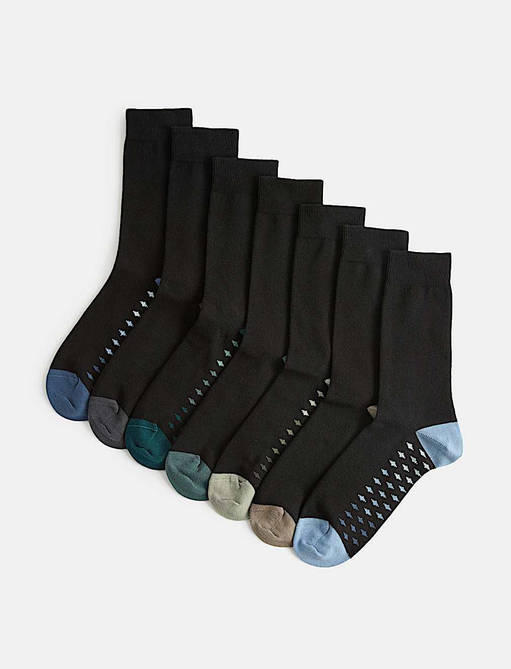 7 Pack Cool & Fresh&trade; Cotton Rich Socks