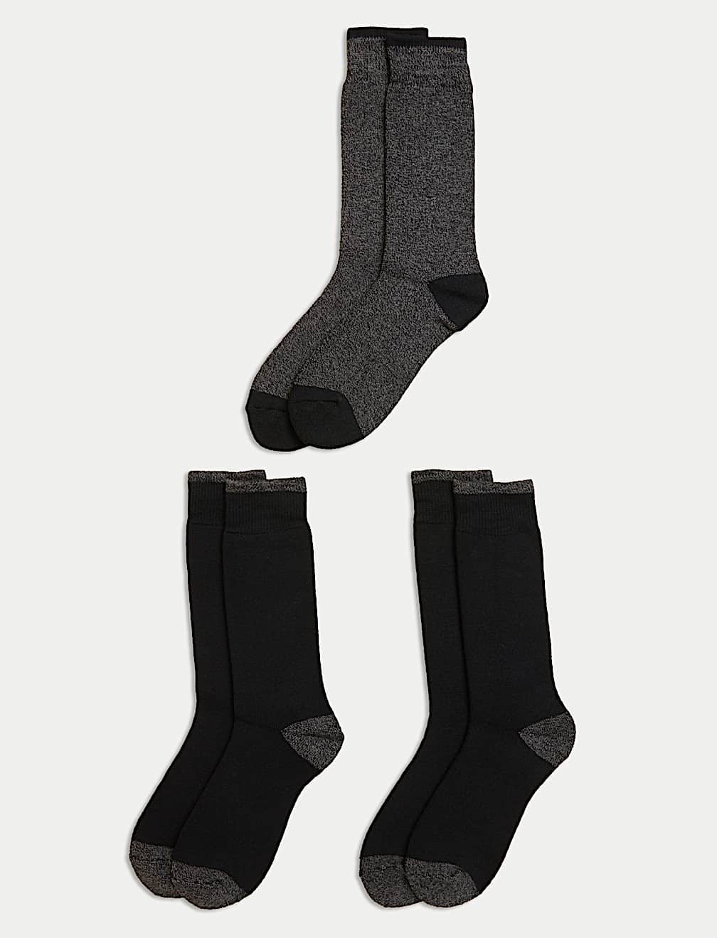 3 Pack Heatgen&trade; Maximum Warmth Thermal Socks