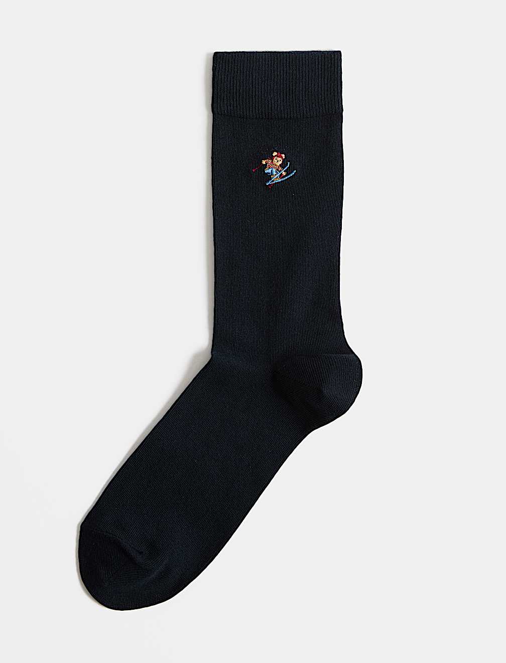 Patterned Cotton Rich Novelty Socks