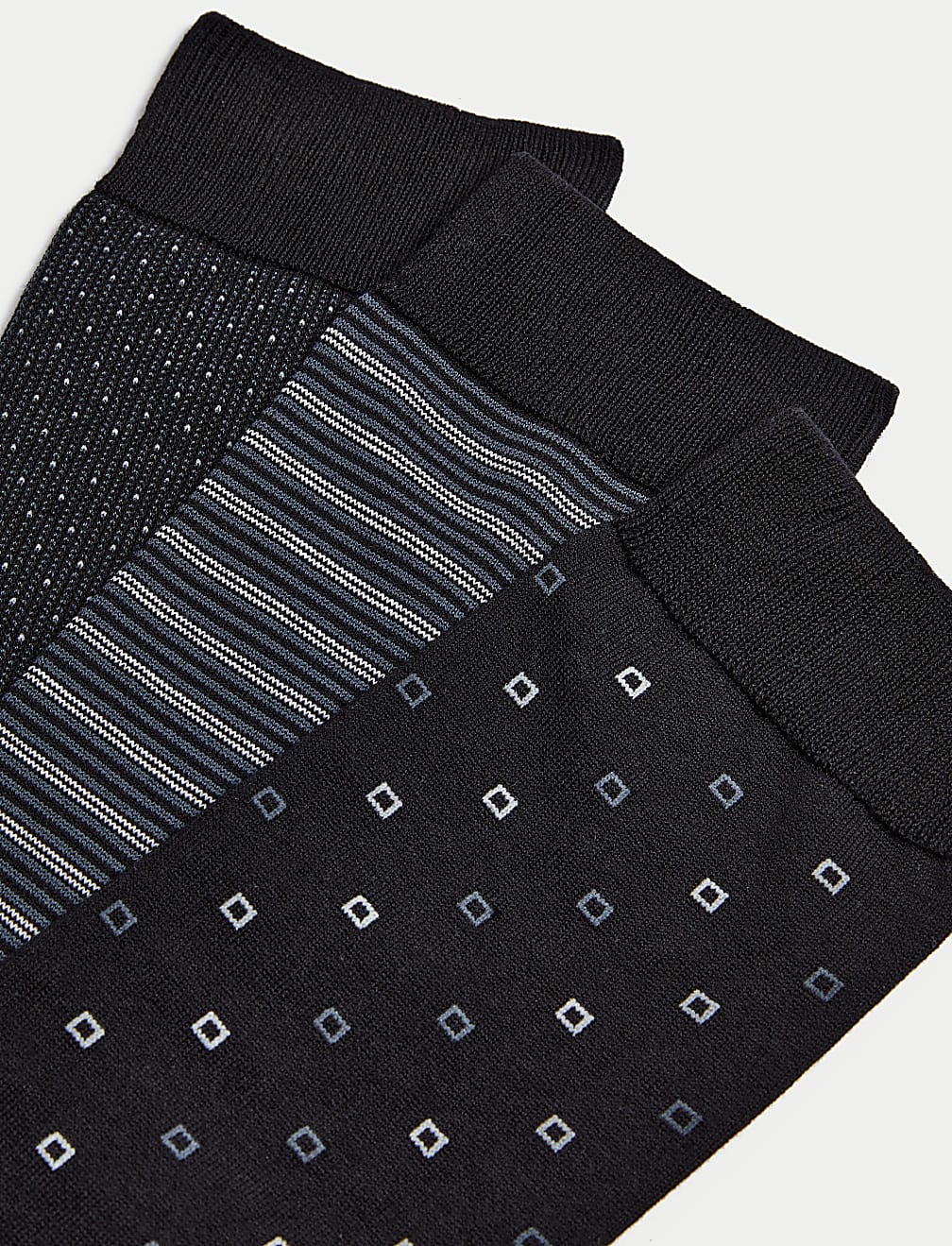 3pk Egyptian Cotton Rich Socks
