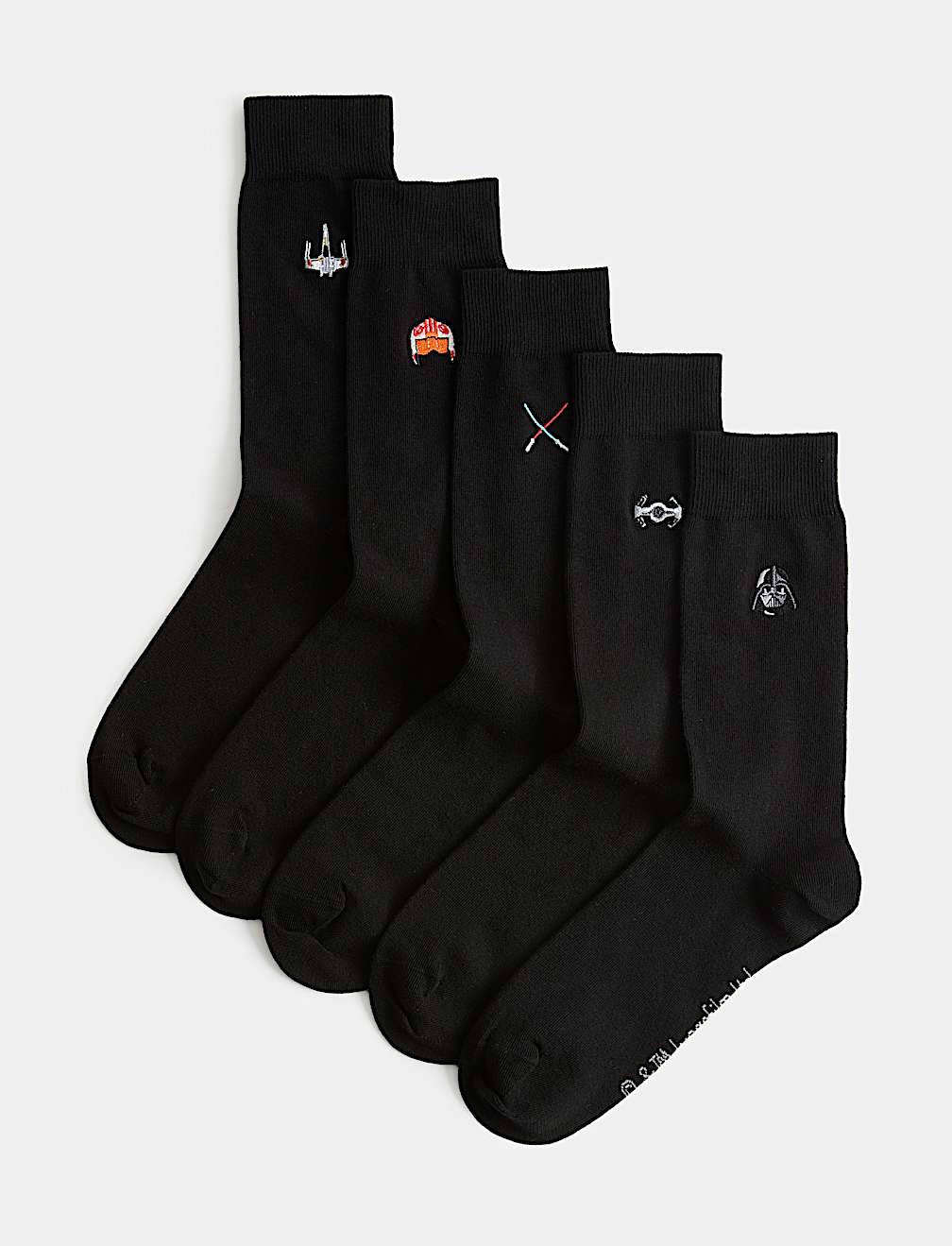 5 Pack Star Wars&trade; Cotton Rich Socks