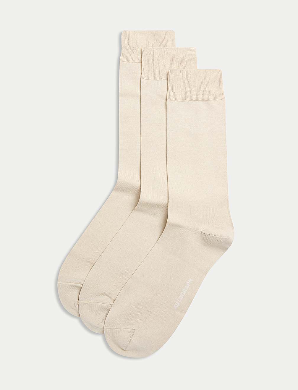 3pk Egyptian Cotton Rich Socks