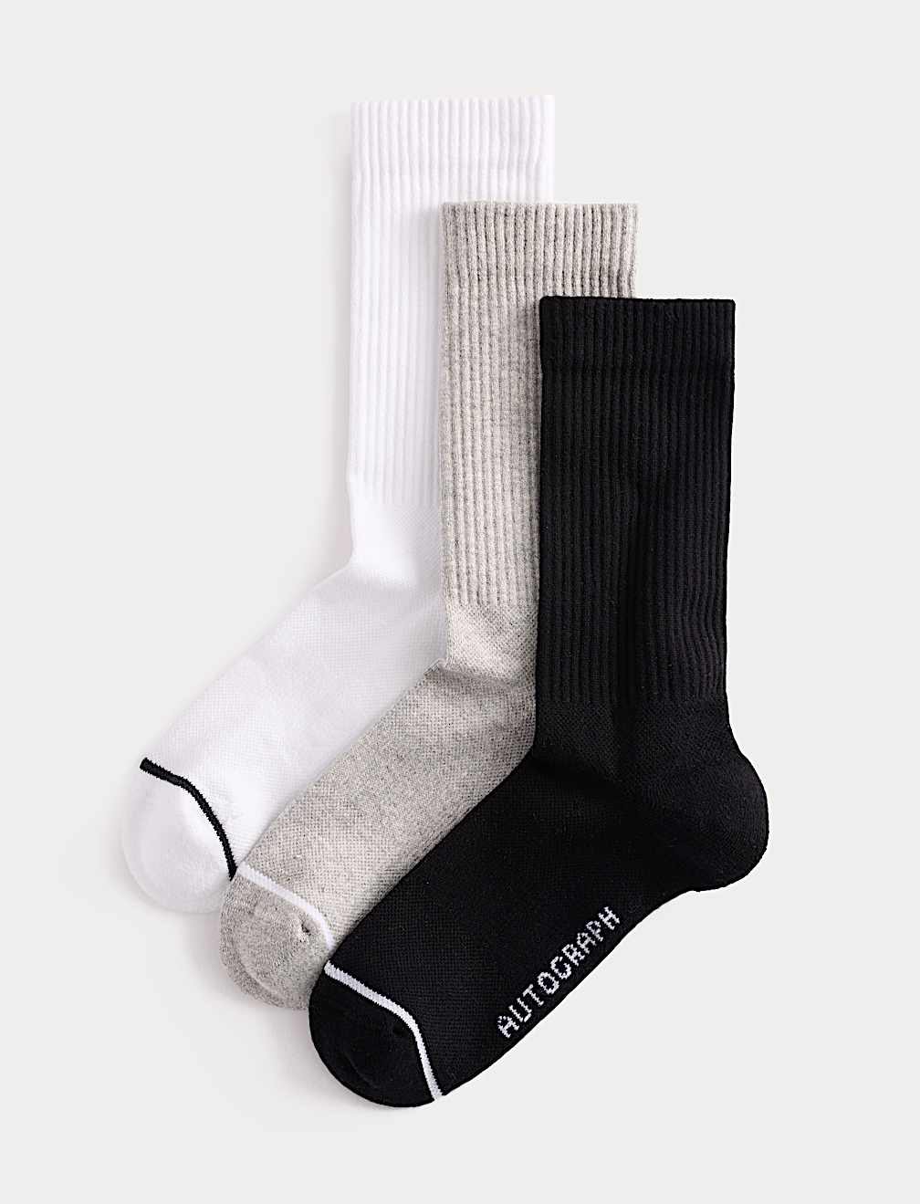3 Pack Pima Cotton Rich Socks