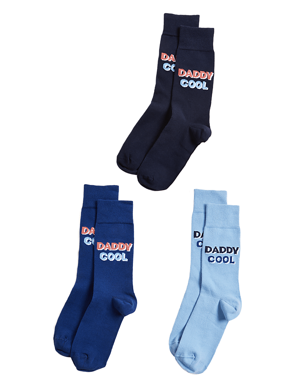 3pk Daddy Cool Cotton Rich Socks Gift Box
