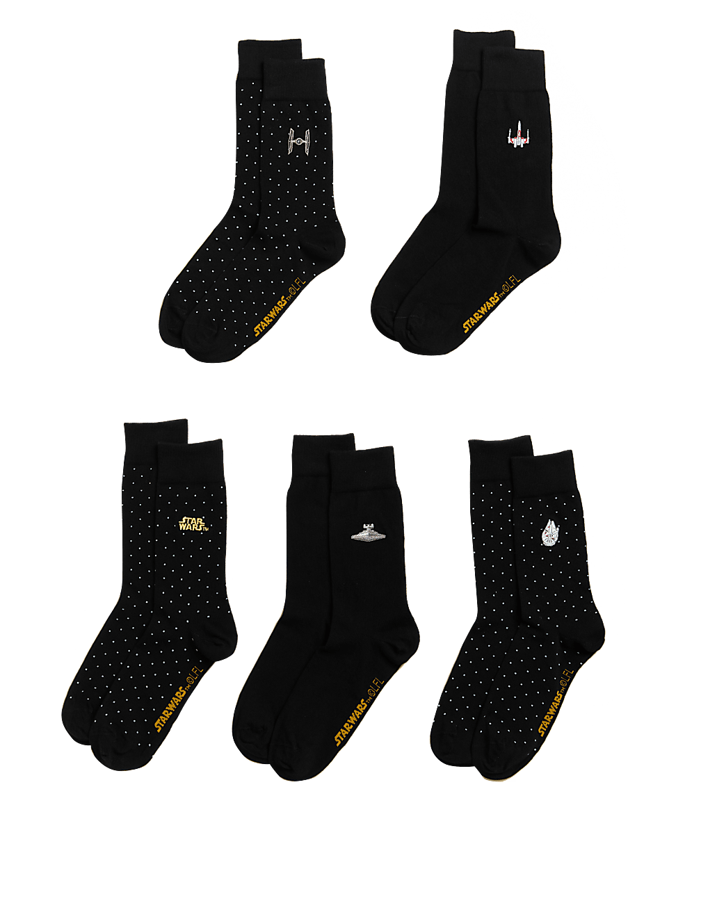 5pk Cotton Rich Star Wars™ Socks