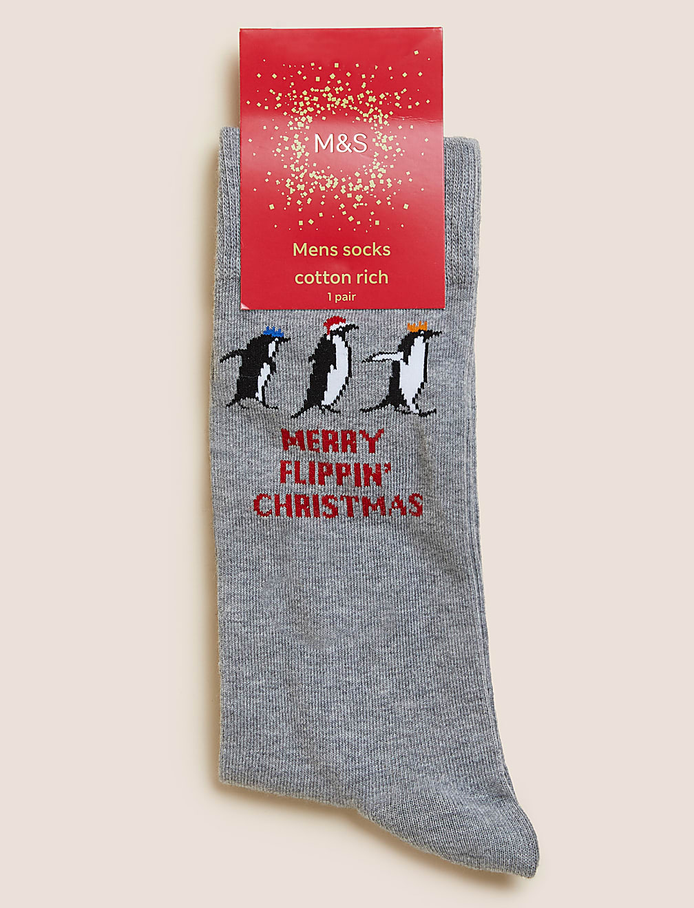 Novelty Print Cotton Rich Socks