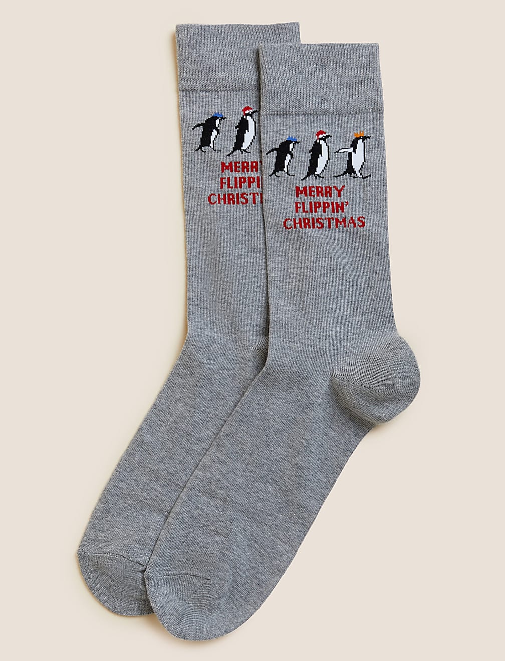 Novelty Print Cotton Rich Socks