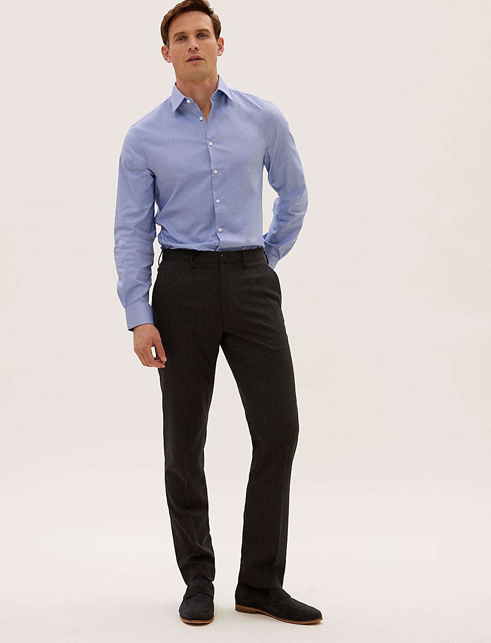 Slim Fit Cotton Stetch Shirt