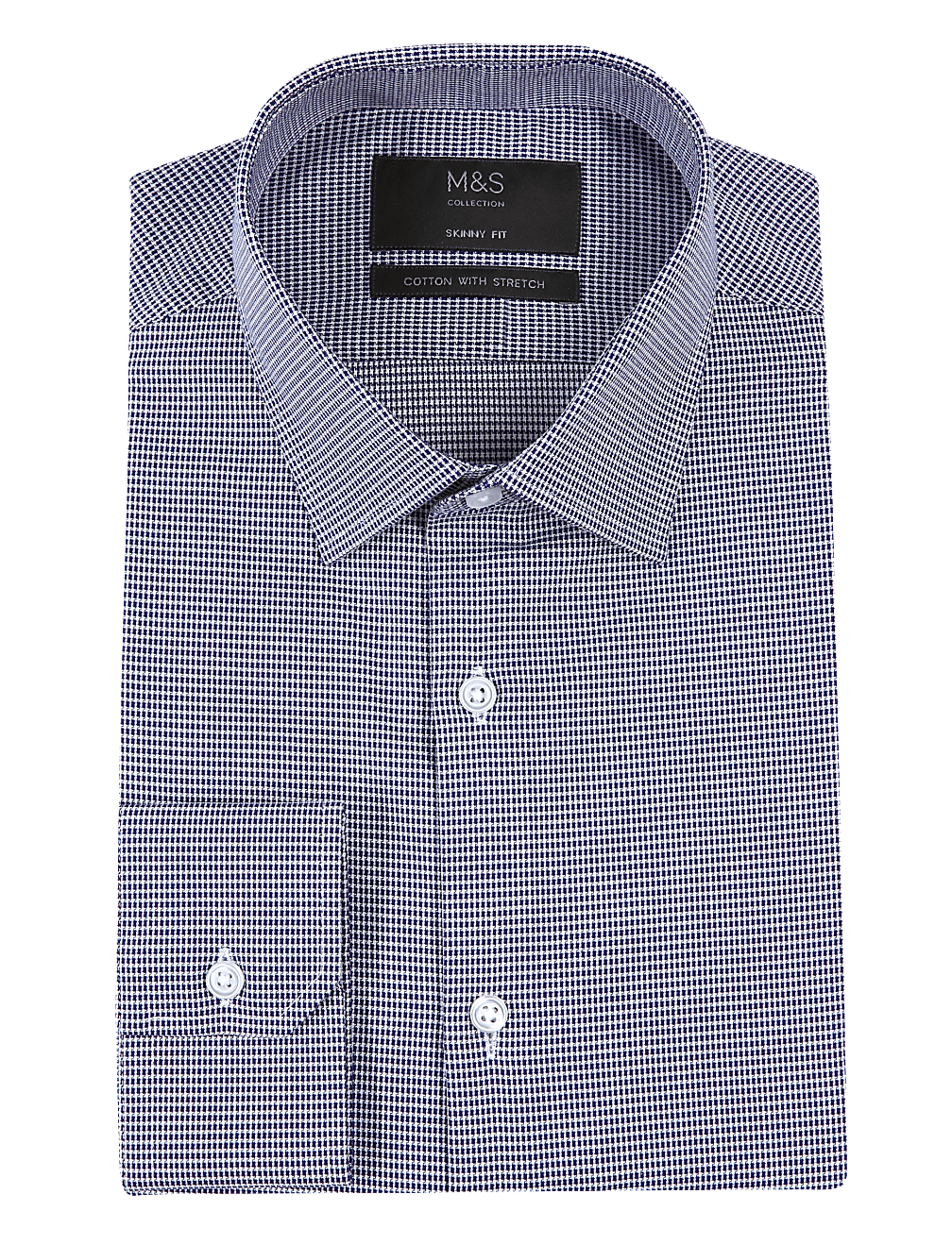 Skinny Fit Shirt with Stretch