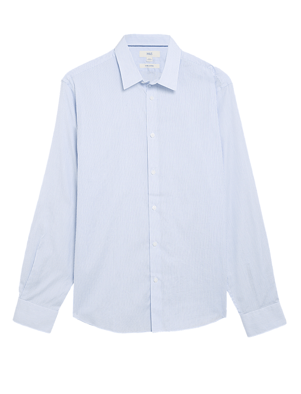 Regular Fit Pure Cotton Striped Shirt