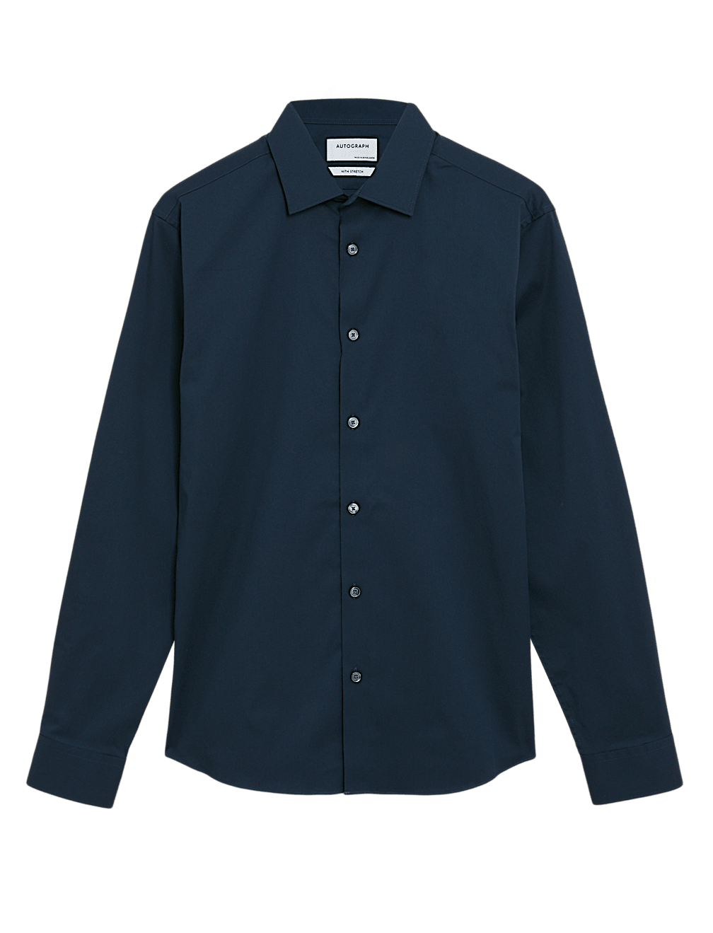 Slim Fit Cotton Rich Stretch Shirt