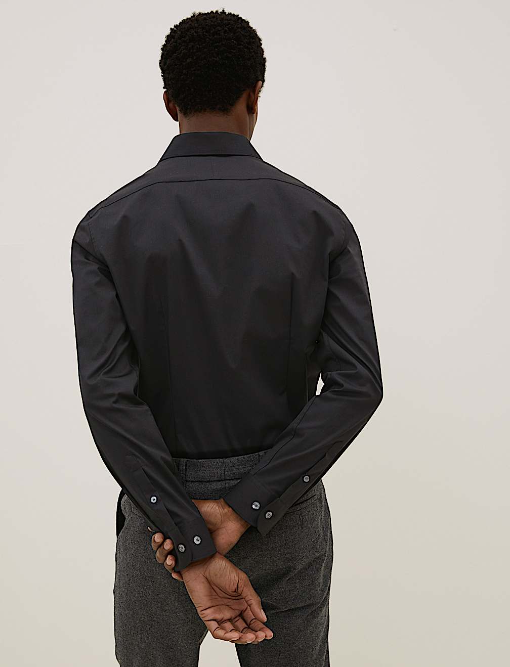 Slim Fit Cotton Rich Stretch Shirt