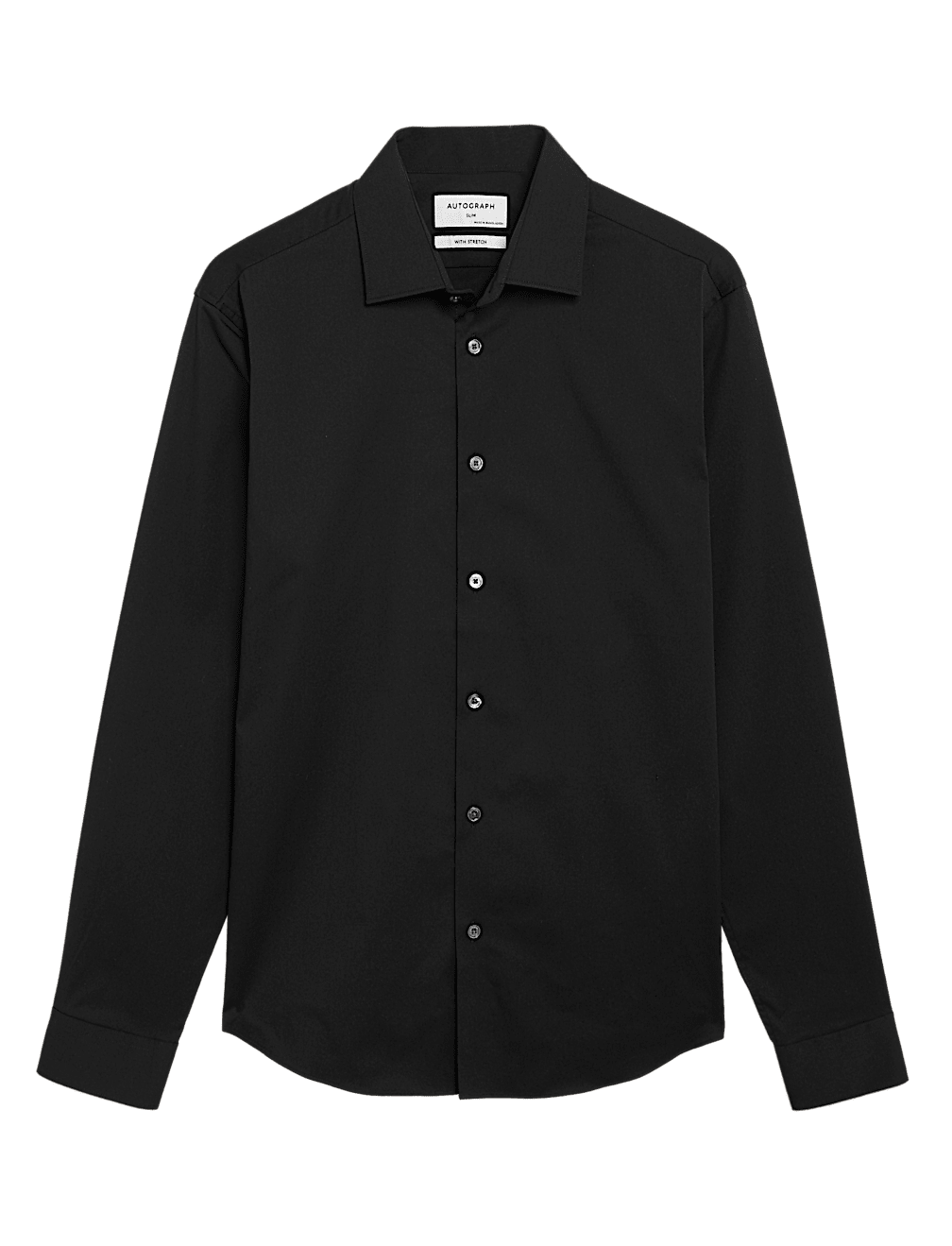 Slim Fit Cotton Rich Stretch Shirt