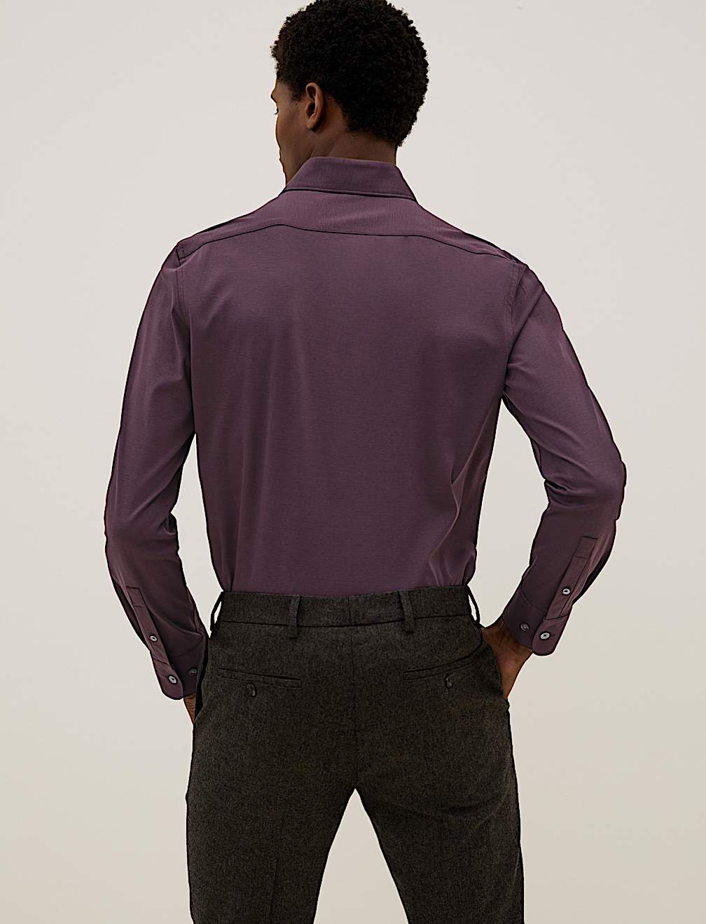 Slim Fit Jersey Cotton Shirt