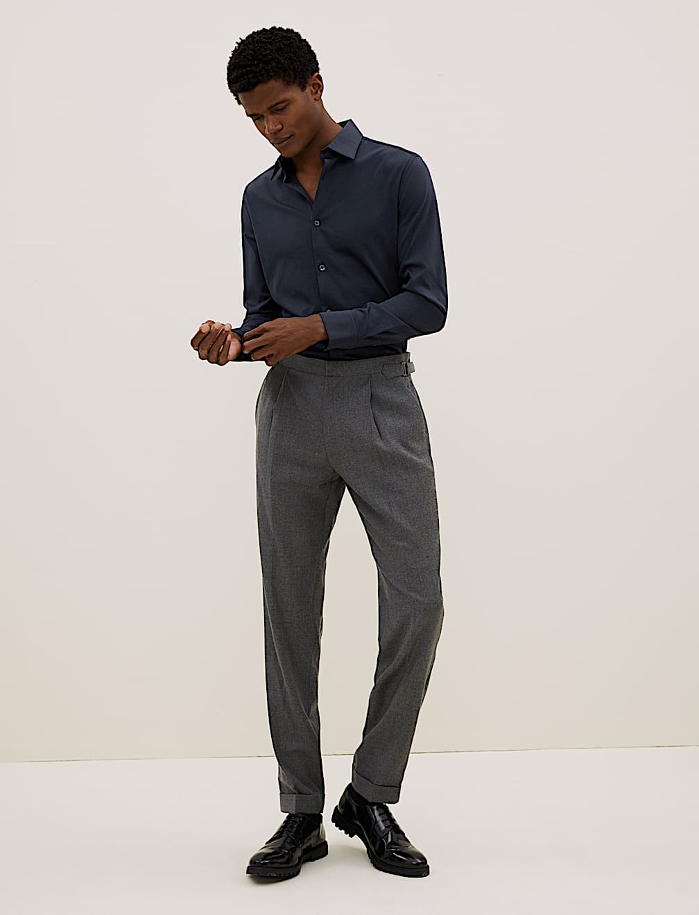 Slim Fit Jersey Cotton Shirt